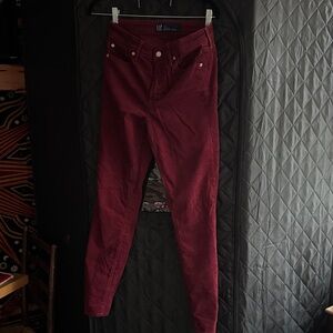 GAP Deep Red Corduroy Trousers